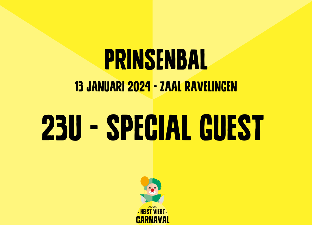 Special guest op Prinsenbal