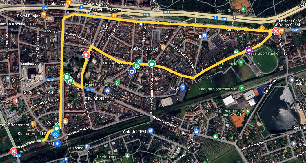 Parcours van de stoeten 2025