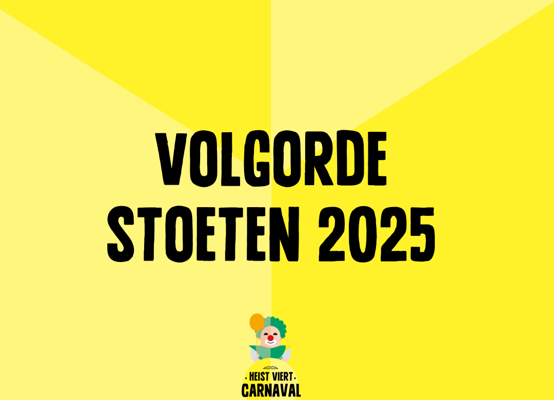 Volgorde stoeten 2025