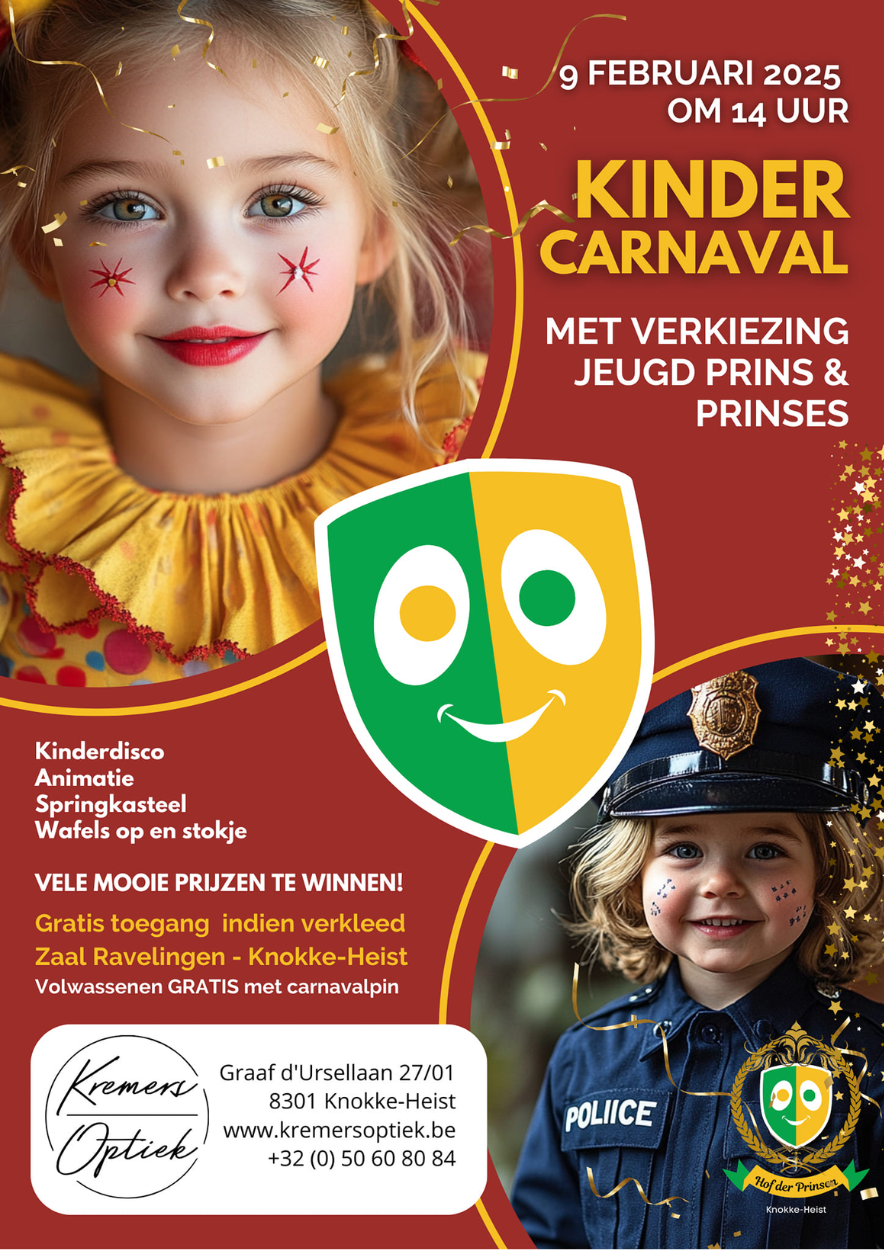 Kindercarnavalbal Hof der Prinsen