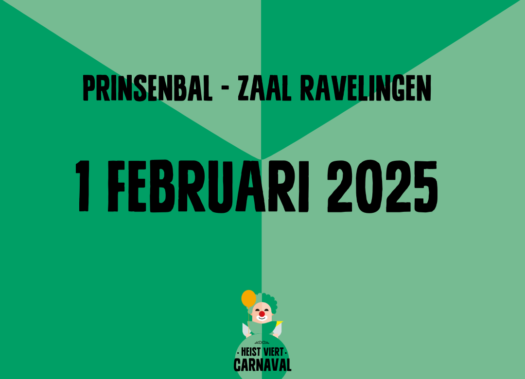 Tickets Prinsenbal 1 februari